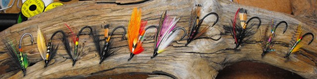 ensemble des 10 mouche a saumon